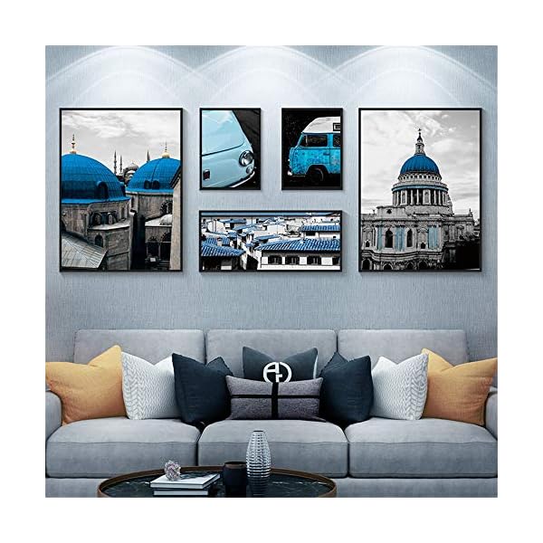 Wuxingqing Fotorahmen Wand Malerei Nordic Kreative Landschaft Sofa-Hintergrund-Wand Kombination hängend Gemälde Modernen…
