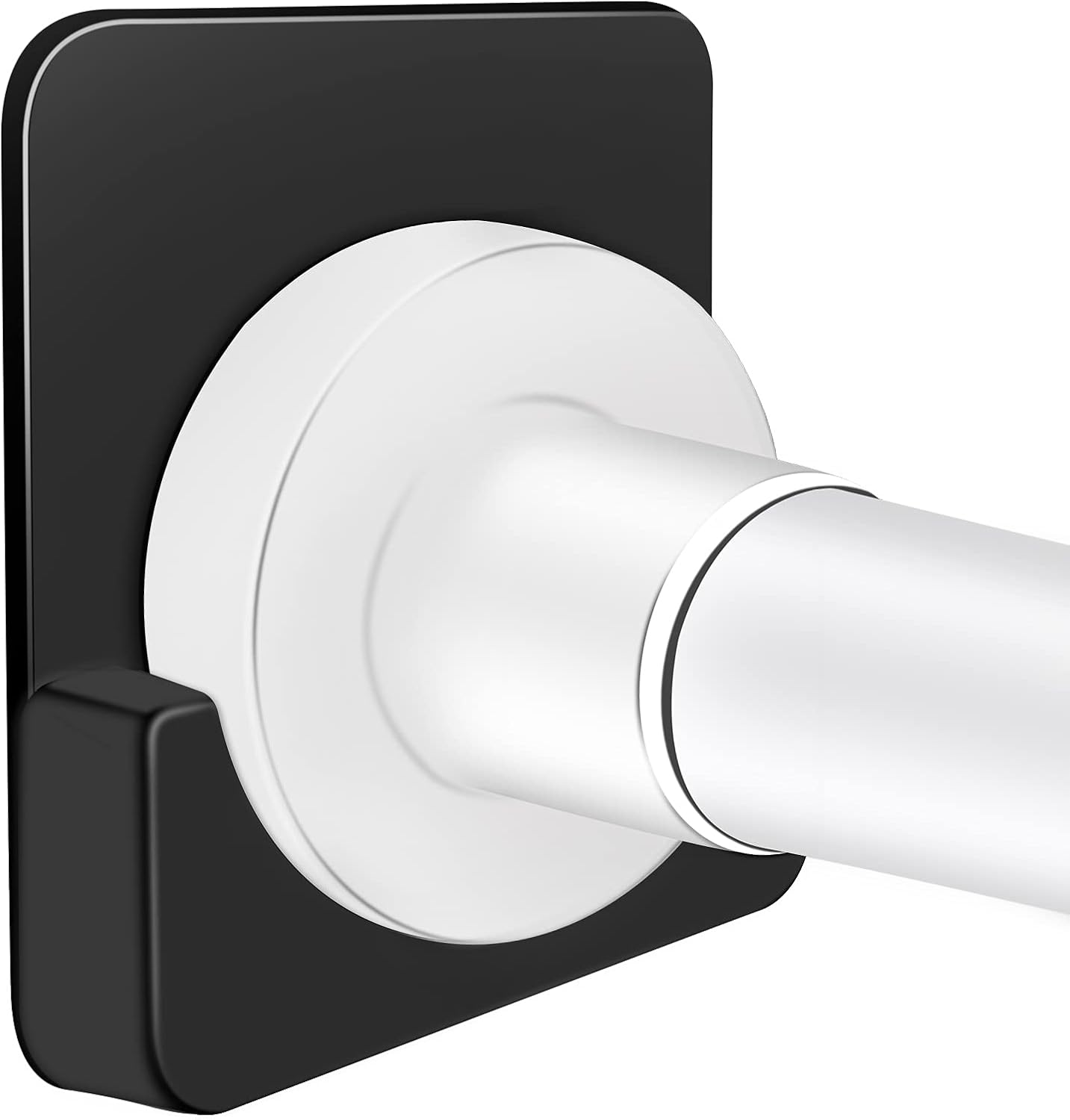 Shower Curtain Rod Holder for Wall 2 Pack Adhesive Shower