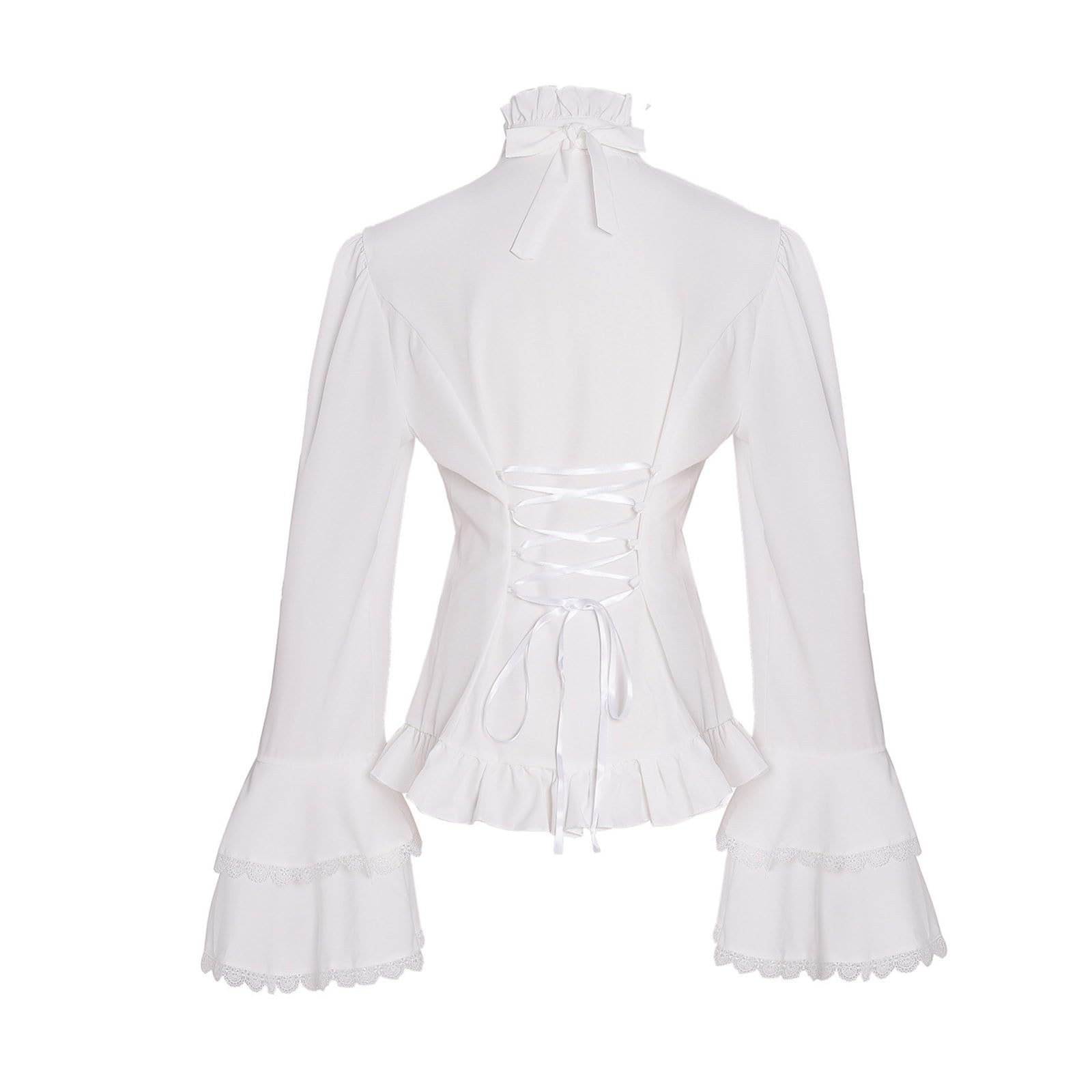 Musselin Bluse Damen Oberteil Elegant Pullover Herbst Longshirt Shirt Blusen Festliche Oberteile Tunika Langarm & Tuniken Für Elegante