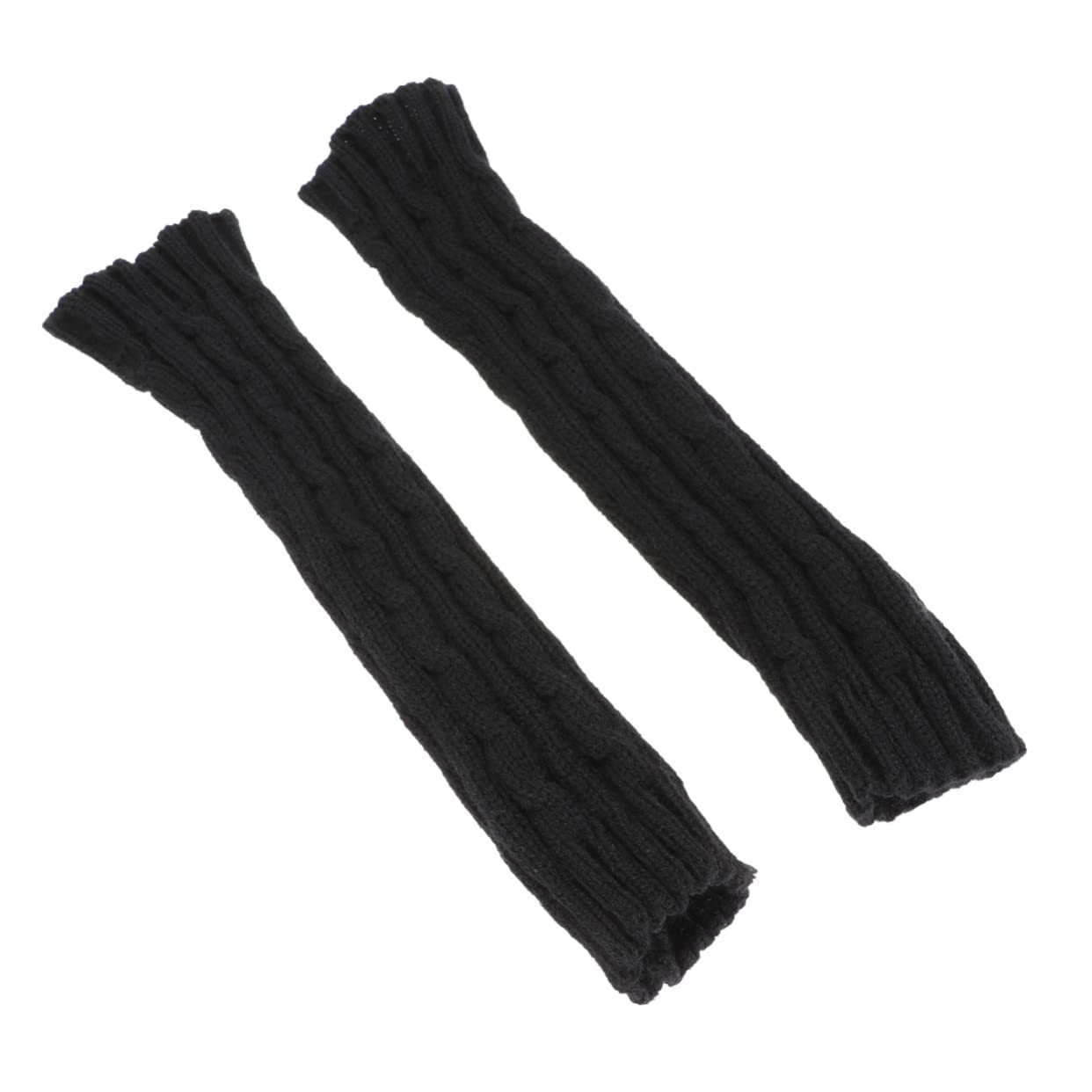 TENDYCOCO Warm Winter Knitted Sleeves Long Cuff Arm for Cold Weather