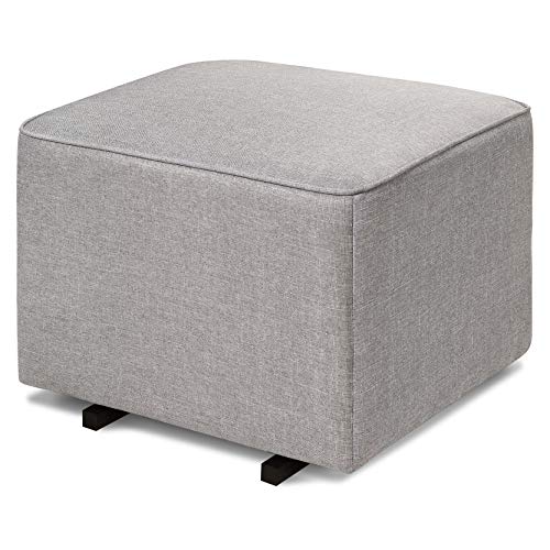 DaVinci Universal Gliding Ottoman in Misty Grey, Greenguard Gold & CertiPUR-US Certified