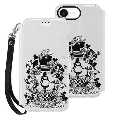 iPhone 16 E �p �P�[�X �蒠�^ �s�v�c�̍��̃A���X �`�F�V���L �A�C�t�H�� 16 �p �P�[�X �����ӂ���16�p �g�уP�[�X �l�C �X�}�z�P�[�X