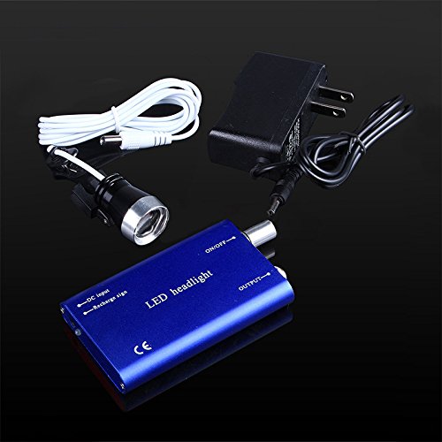 Loupes binoculaires dentaires portables en verre optique 3.5X-R avec lampe LED