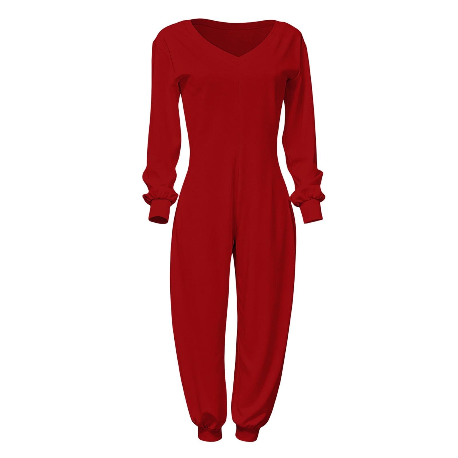 Generisch Mono de mujer elegante e informal de manga larga de color liso – Chándal deportivo para cualquier moda de calle cómoda