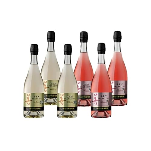 ワイン 善スパークリングワイン 6本セット(白×3本、ロゼ×3本 各750ml) スパークリング ギフト 新潟 上越