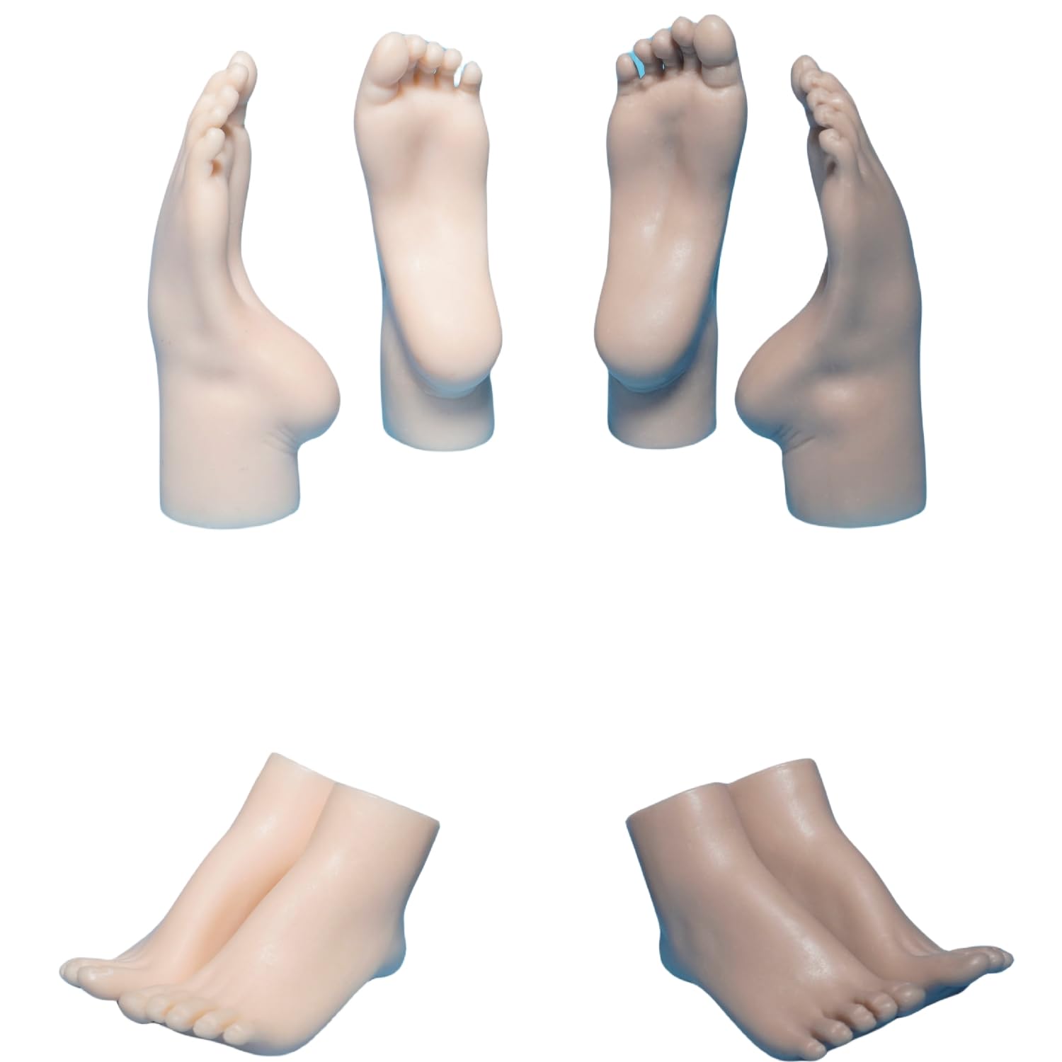 HiPlay 1/6 Scale Action Figure Accessory: Universal High Heel Foot Shape Model For 12-inch Miniature Collectible Figure Wheat SA052B - Image 2