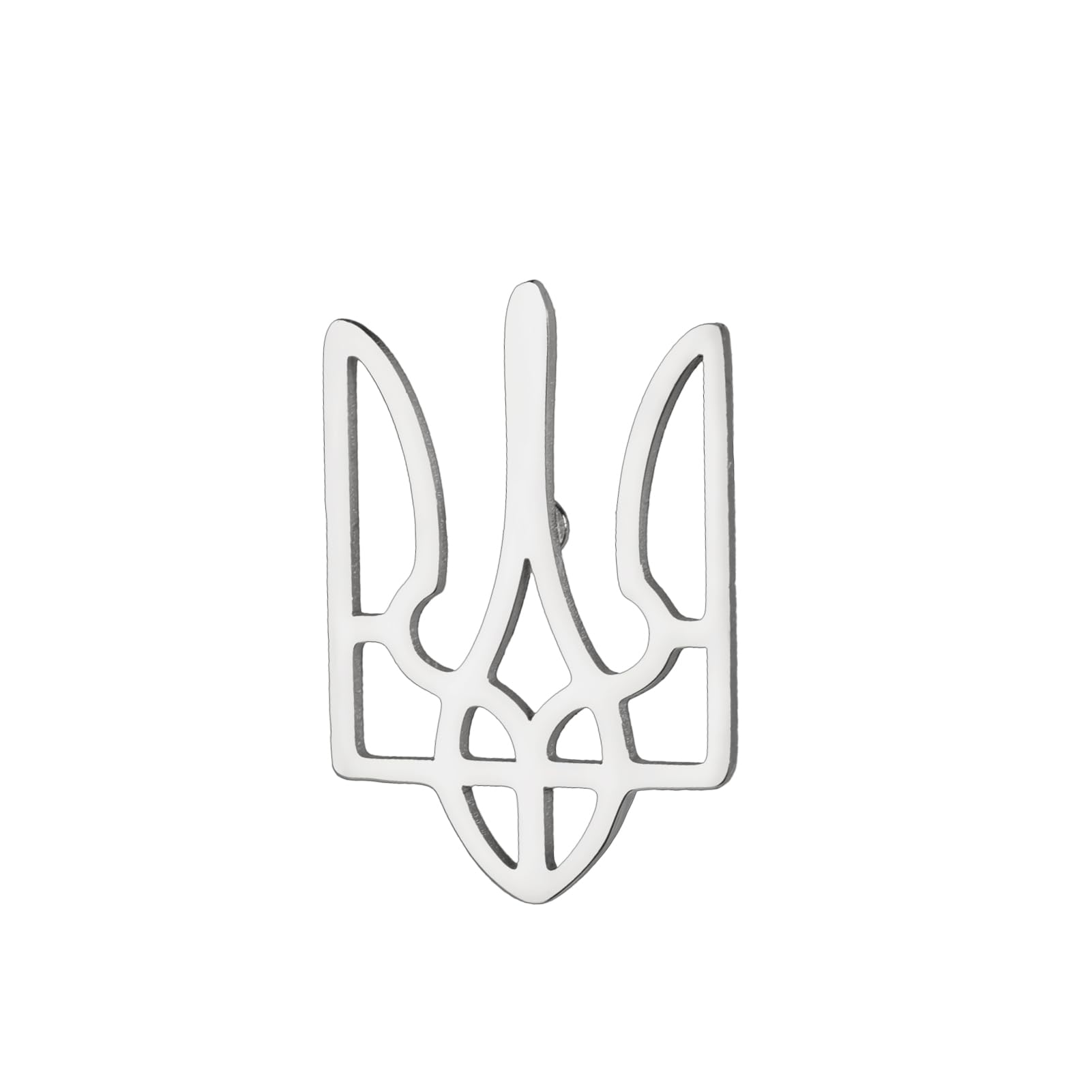 Dreamtimes Ukrainian Symbol Brooch pins Ukrainian Coat of Arms Lapel Pin for Men Women Ukraine Trident Inspired Jewelry Ukraine Remembrance Pin Patriotic Gift
