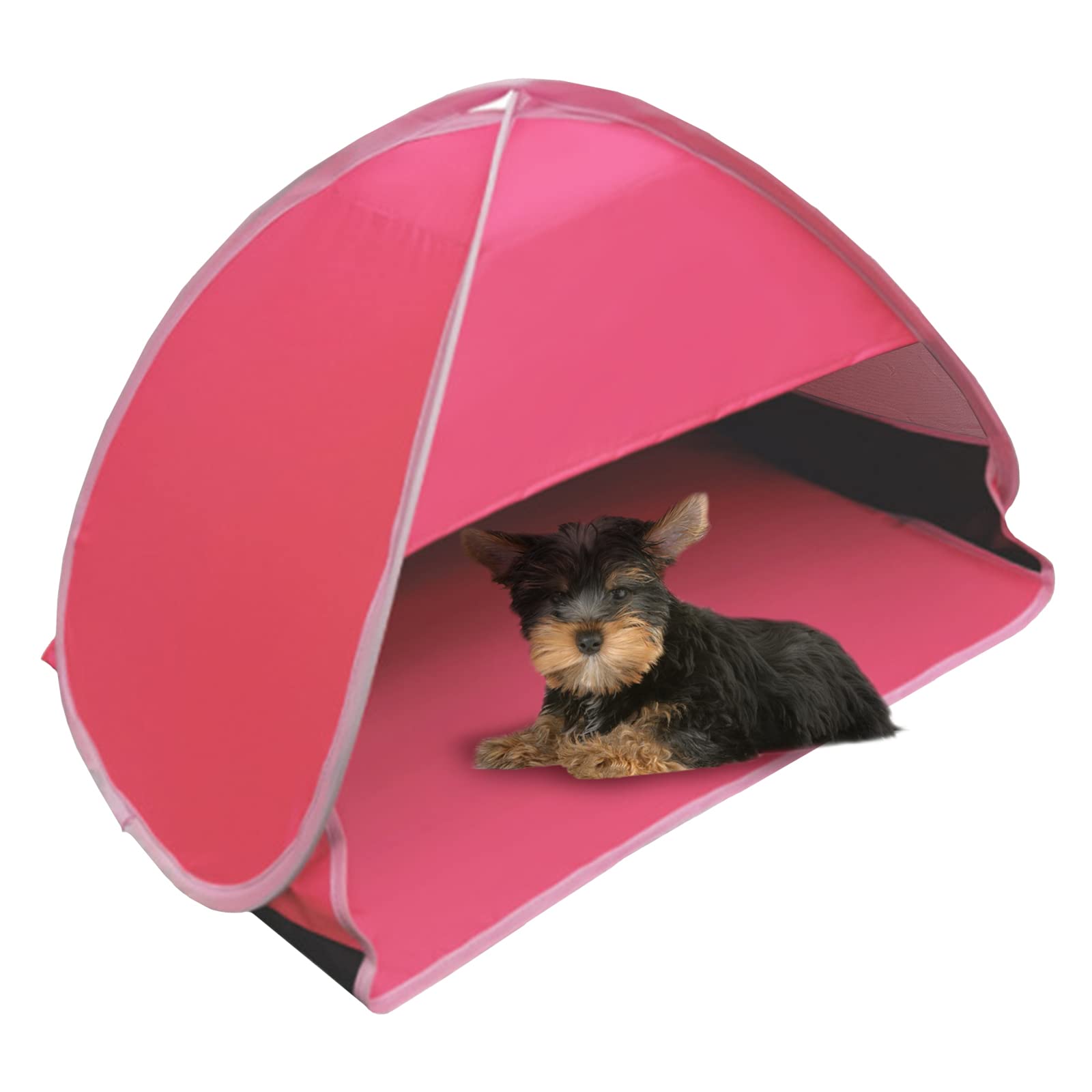 Tente de plage pop-up pour banc de pêche et pique-nique rose rouge