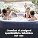 AquaDoc Inflatable Hot Tub Chemical Kit With Chlorine - Spa Starter Kit & pH Control - Convenient for Hot Tubs