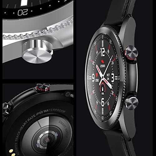 L19 Smart Watch,IP68 Waterdicht Rond Touchscreen 380 Mah Batterij Smartwatch,Fitness Tracker Met Hartslag- En Slaapstappenteller,Voor Mannen/Vrouwen,B - Afbeelding 6