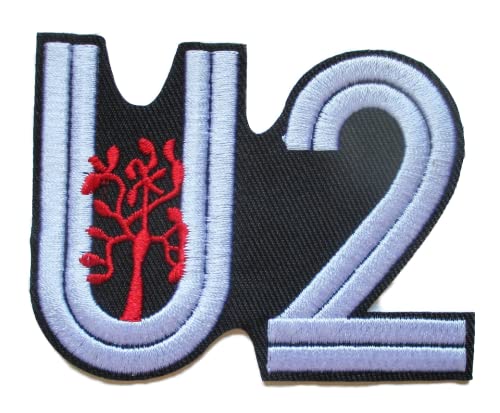  patch groupe U2 joshua tree 8x6 cm ecusson thermocollant rock roll
