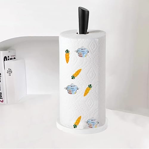 Miniatura 7 de Toallero de papel negro para encimera, soporte de toalla de papel de mármol utilizado para cocina y baño, soporte para toallas de papel hecho de