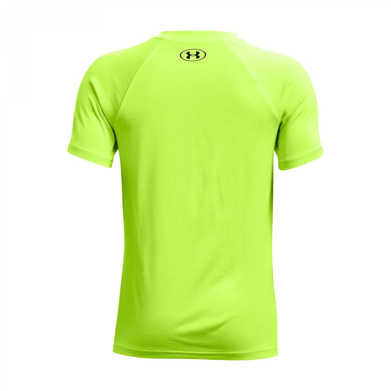 Under Armour Boys' Tech Twist Short-Sleeve T-Shirt , High-Vis Yellow (731)/White , Youth X-Large