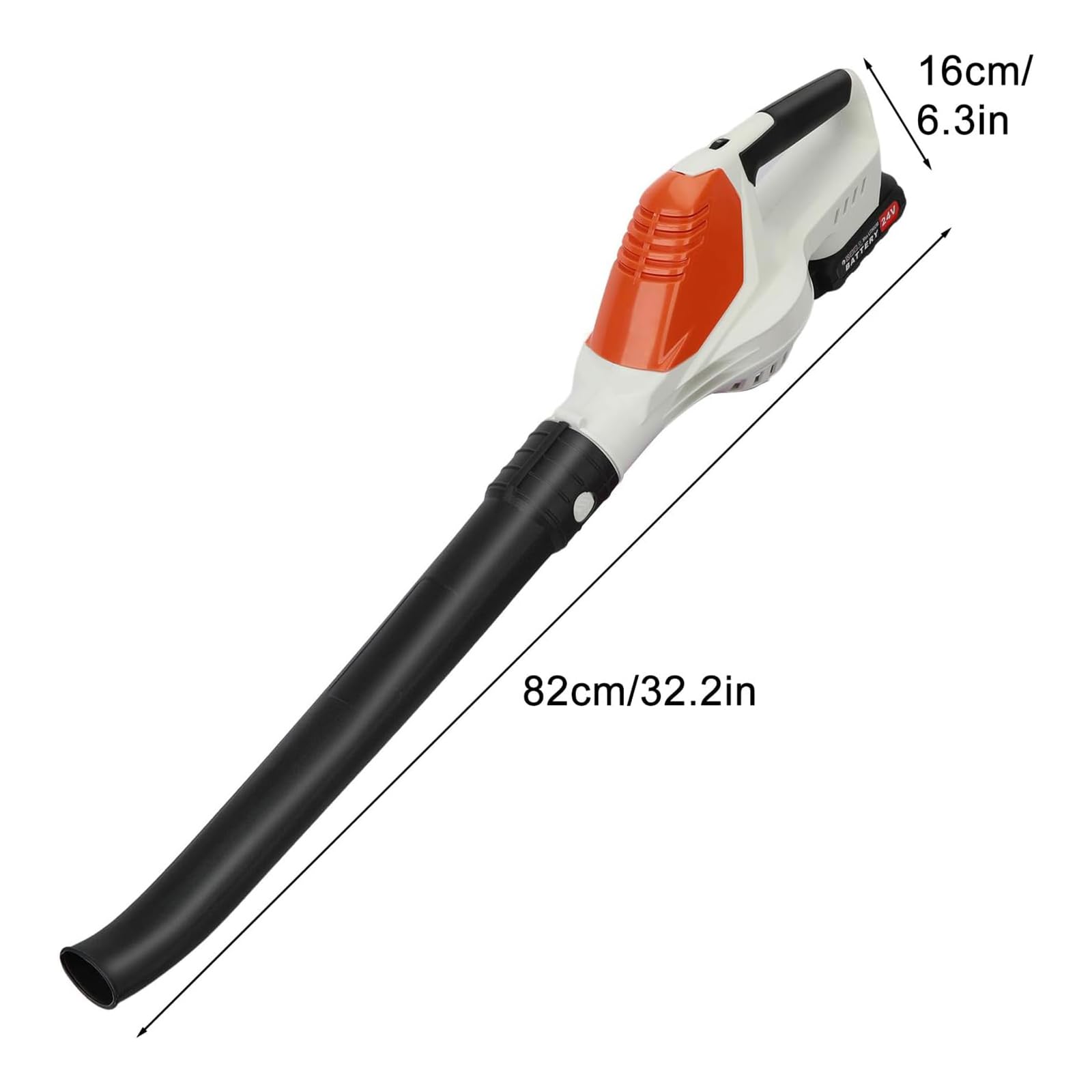 Soplador de hojas inalámbrico con batería y cargador, soplador de hojas con pilas, soplador inalámbrico, ligero, para todas las estaciones, para el mantenimiento del césped (2 baterías 1 cargador)
