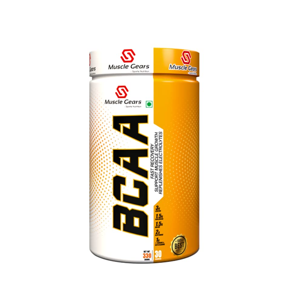 Muscle Gears BCAA Performance Series - Muscle Recovery & Boosters for Bodybuilders, Athletes, Powerlifters & Weight Training – ISO Certified, FSSAI Approved, 30 Servings-image-24