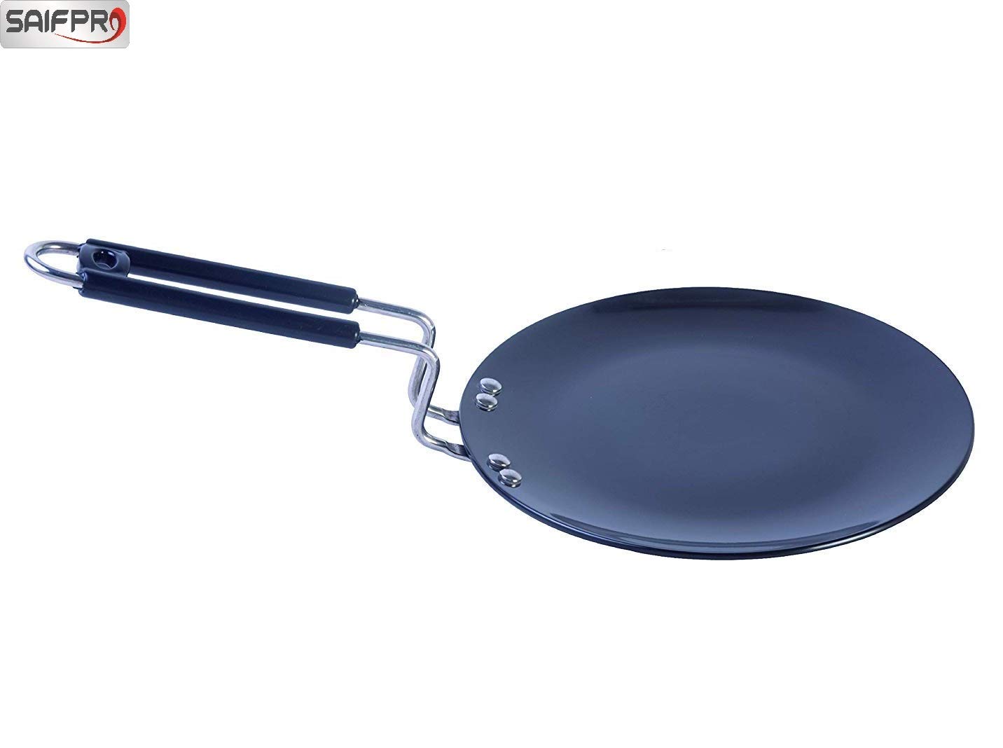 SAIFPRO Aluminium Hard Anodised Tawa with Handle (10 in) 3