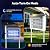 OnBeam Solar Bug Zapper Outdoor, 4500V Mosquito Zapper Fly Trap for Patio