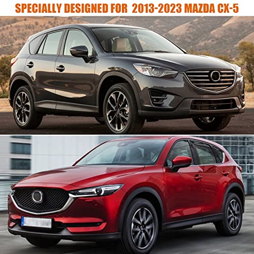 Image of Waterproof Car Cover Replace for 2013-2023 Mazda CX-5, 6 Layers All Weather Custom-fit All Weather Car Covers with Zipper Door & Windproof Bands for Sun Snow Rain Dust Protection (CX-5)