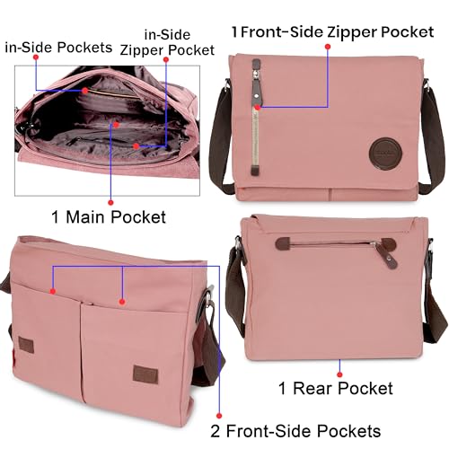 Image of Storite Sling Cross Body Travel Office Business Satchel Messenger One Side Shoulder Bag for Men & Women