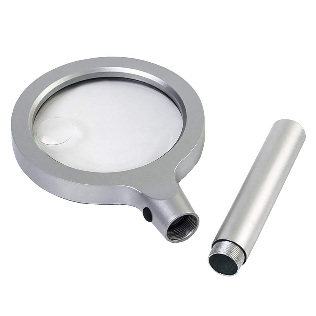 MRKU Lente d'Ingrandimento, 12 LED ad Alto ingrandimento 10X20X HD per la Lettura con Lente d'Ingrandimento Luminosa