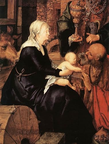 Impresiones de la Adoración de los Magos de Alberto Durero, lámina decorativa de 60x90cm