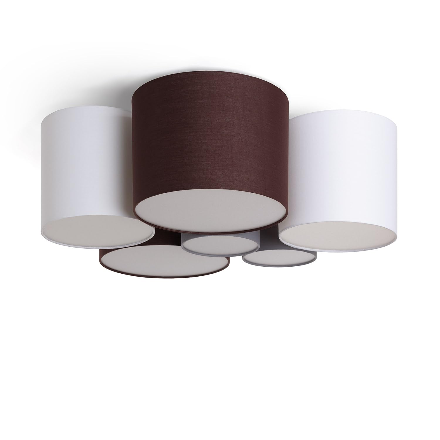 Lampada a sospensione a LED in tessuto Zelvon