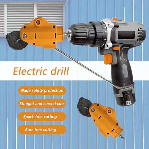 Accessoire perceuse pour couper acier et aluminium avec précision - 3