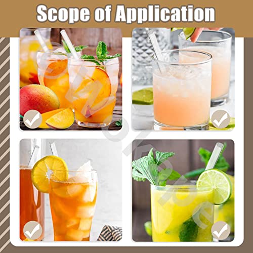 Wokape 30Pcs 12 Inch Acrylic Clear Rods Kit, 6 Sizes Clear Acrylic Dowel Rods Plastic Round Rod for DIY Crafts(3/4/5/6/8/10mm Dia) - Image 7