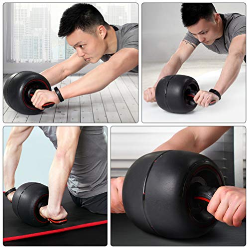 BESPORTBLE Rolo de Ab para exercícios abdominais para exercícios abdominais Ab Wheel Roller Muscle B