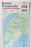 Kenai Peninsula Road and Recreation Map : Kenai, Soldotna, Sternling, Kasilof, Cohoe, Nikiski