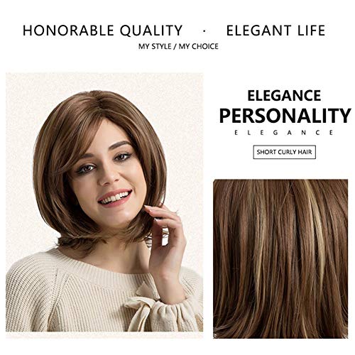 Peruca Feminina, Perucas De Fantasia Cosplay Curtas Bob, Perucas De Cabelo Sintético Resistente Ao C