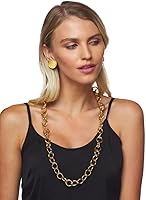 Vista 4 de Kenneth Jay Lane Pendientes de clip de botón con textura de satén cepillado