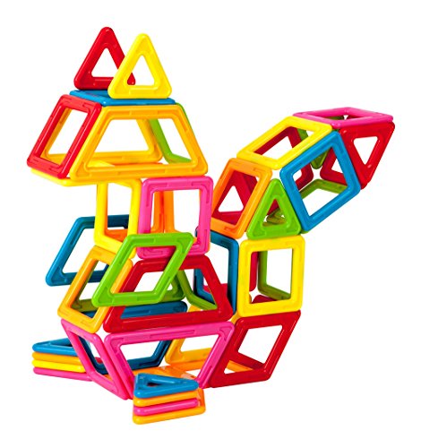 Magformers My First 54-Piece Rainbow Magnetic Tiles Set — view 4