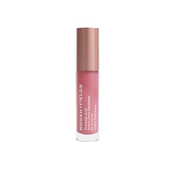 RODAN + FIELDS Plumping Lip Oil SPF 28 5 mL | Pink | Tinted Lip Treatment with Peptides, Hyaluronic Acid & Sunscreen Filters | Hydrates, Defines, Supports Softness & Enhances Look of Fuller Lips