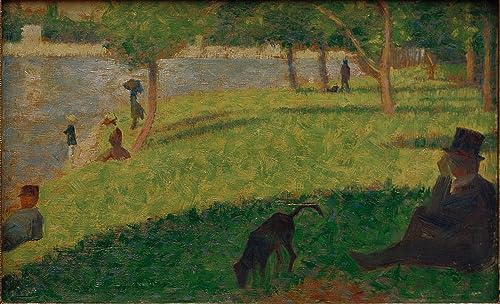 Pintura de lienzo de Georges Seurat para decorar paredes de salones modernos y estudios