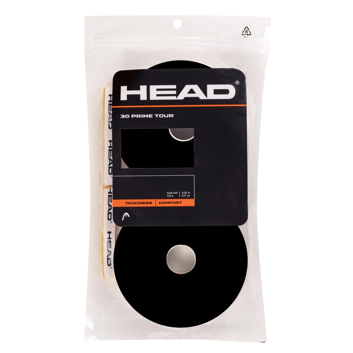 Bag 30 Pcs. Overgrip Head Prime Tour Black