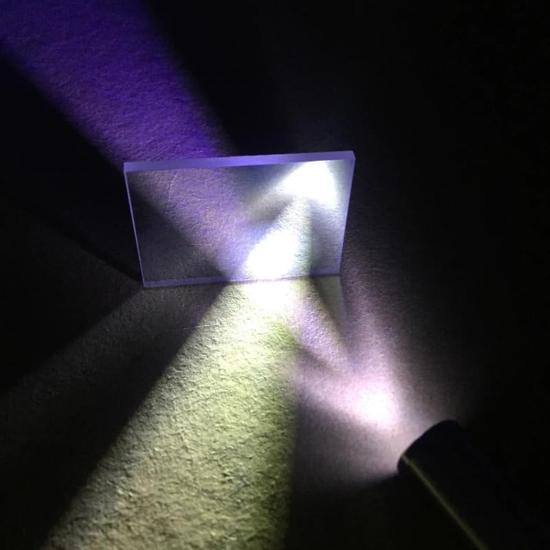 1pc Optical Glass Semi-Reverse Semi-Transmission Prism Spectre 50/50 Visible Light Spectre 420-680nm Beam Splitter Prism