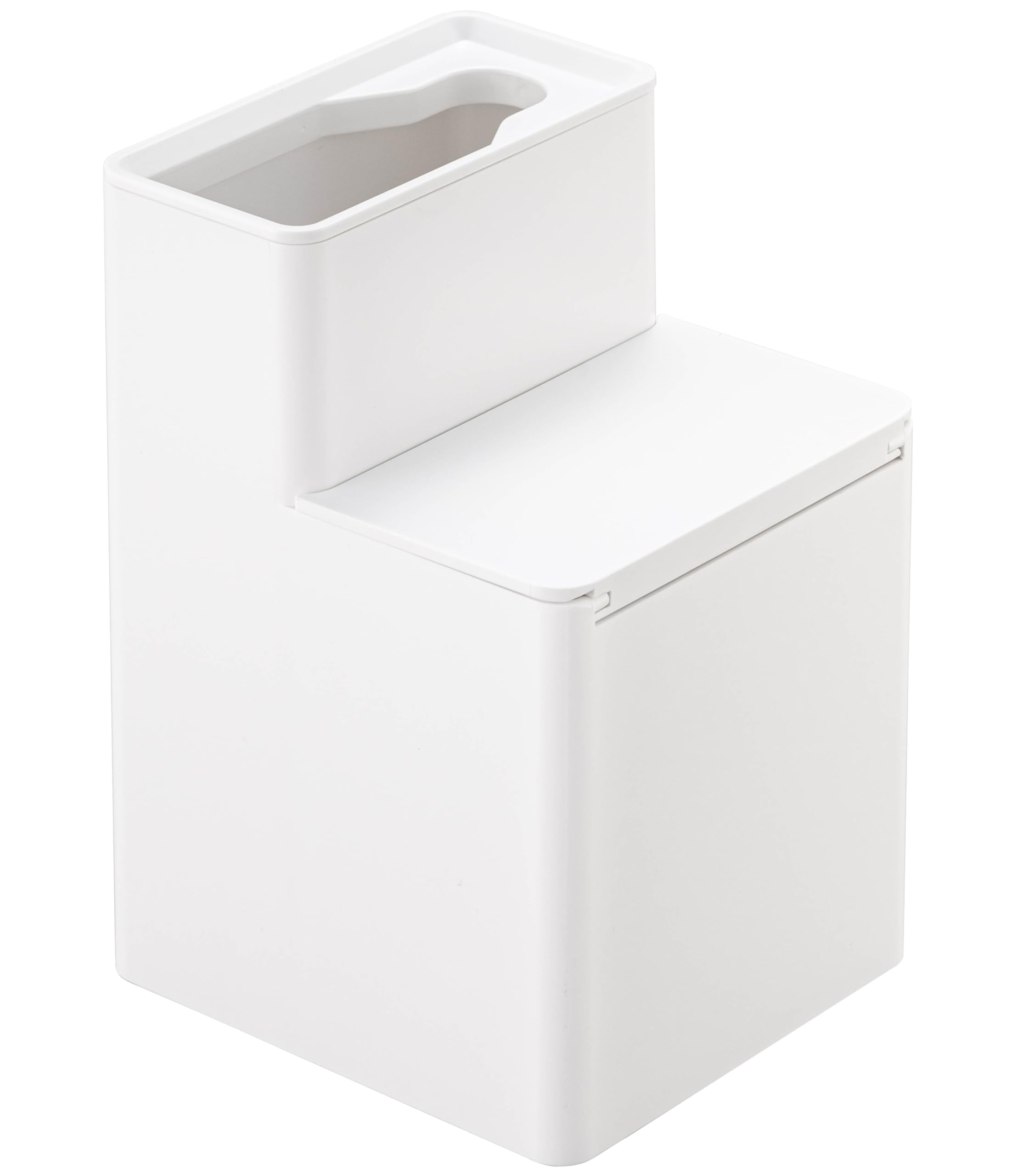 Yamazaki 5722 Replacement Brush with Storage Flushable Toilet Brush Stand, White, Approx. W4.3 x D4.7 x H6.7 inches (W11 x D12 x H17 cm), Tower, Toilet Brush Case, Toilet Cleaning : Home & Kitchen