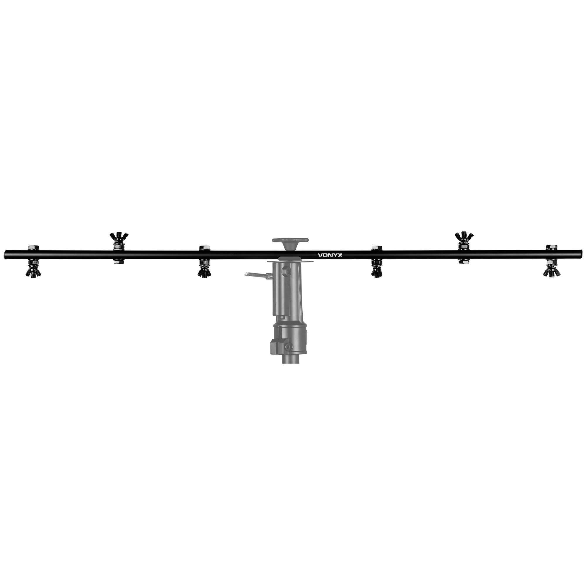 VONYX LSQ36 Barre en T pour 6 Jeux de Lumière ou Accessoires pour Pied de Lumière LSQ30 - 100 cm