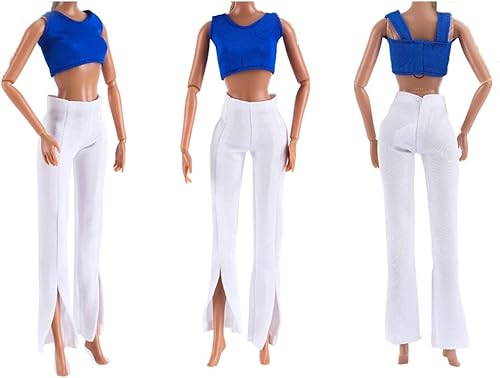 Miniatura 2 de E-TING 3 Conjuntos de ropa de yoga hecha a mano para gimnasio Running Fitness Sportswear para muñeca de 11.5 pulgadas