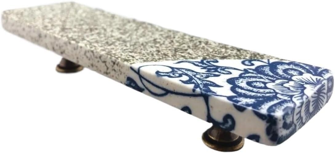 PAQWTYB Pulls, Ceramic Drawer Handle Cabinet Knobs Decorative Cupboard Pulls