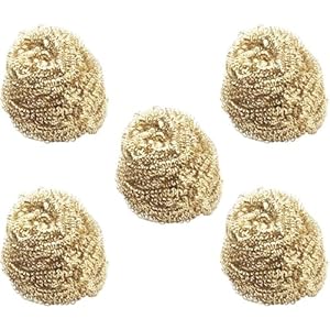 Weller WLACCBS-02 Soldeermessing spons tip reiniger voor roestpreventie en tip levensduur verlenging, 5 stuks