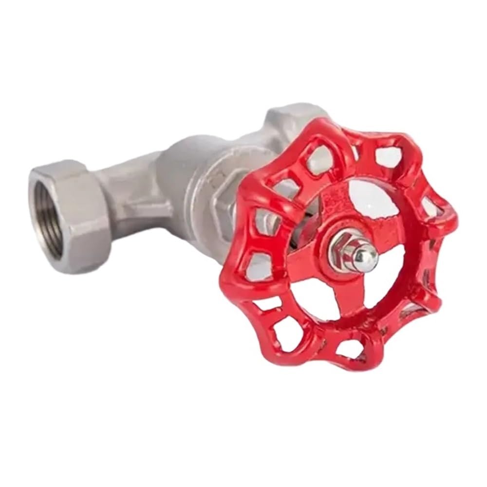 1/2" 3/4" S Type Stainless Steel SS304 Shut-off Valve DN15 DN20 Female Thread Stop Valve Globe Valve 1.6Mpa(DN20)