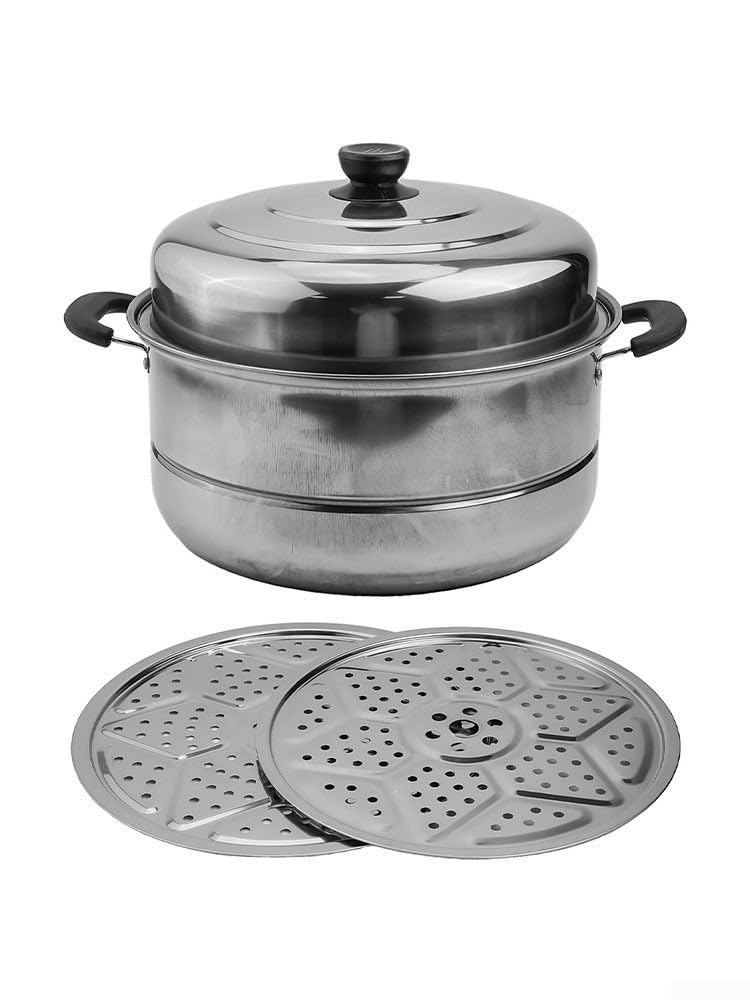 Garnek do gotowania na parze 26cm stal nierdzewna indukcyjny(30cm)