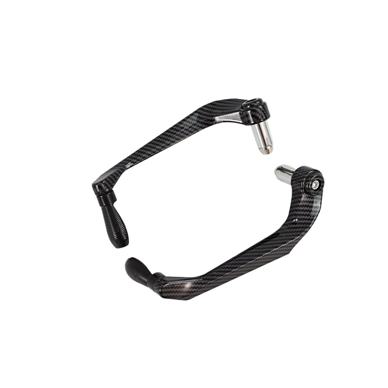 Beqlxta Carbon-Black Brake Lever Guard Universal Motorcycle Handlebar Brake Clutch Levers Guard Protection Carbon Fiber Aluminum(Carbon-Black)