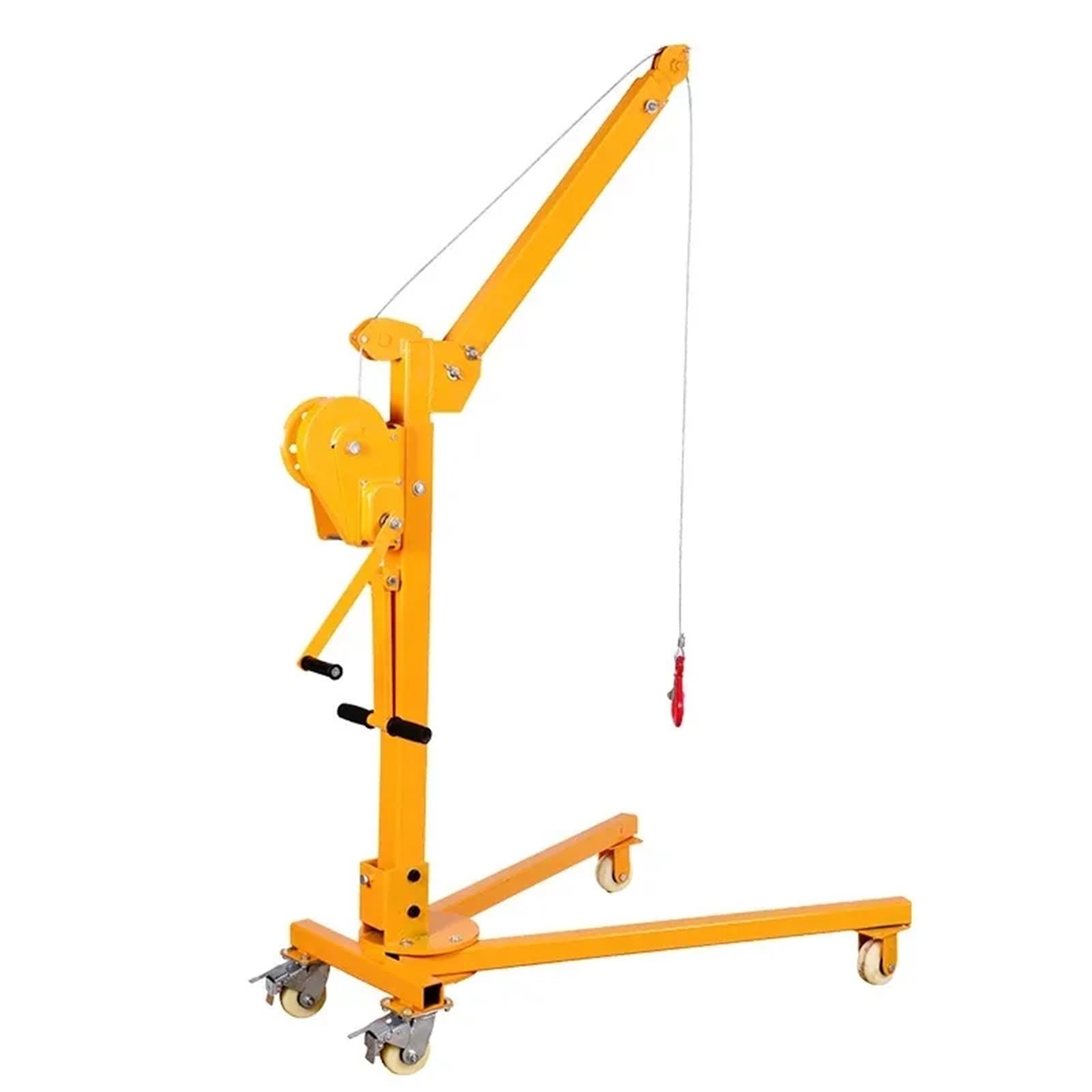 Tragbarer Mini-C mit Handkurbel und elektrischem Hebezeug, 300 kg, kleine Hebebühne für Zuhause und Worhop