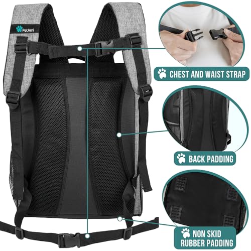 PetAmi Structured Pet Backpack Carrier