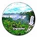 Catarata Argentina Iguazú Imán de Nevera, imán Decorativo, Ciudad turística, Viaje, colección de Recuerdos, Regalo, Pegatina Fuerte para Nevera
