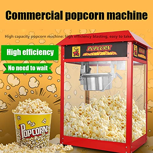 Xgxyklo Kommerzieller Popcorn Hersteller, 1600 W Heißluft Popcorn Maschine, Fettarmer Popcorn-Popper, Perfekt Für… – Bild 3