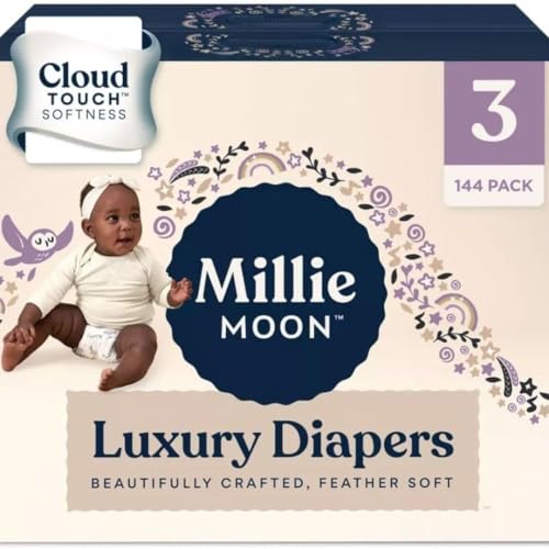 Image of Milm Baby Diapers – Ultra Soft, Leak-Proof, Hypoallergenic Disposable Diapers (3)